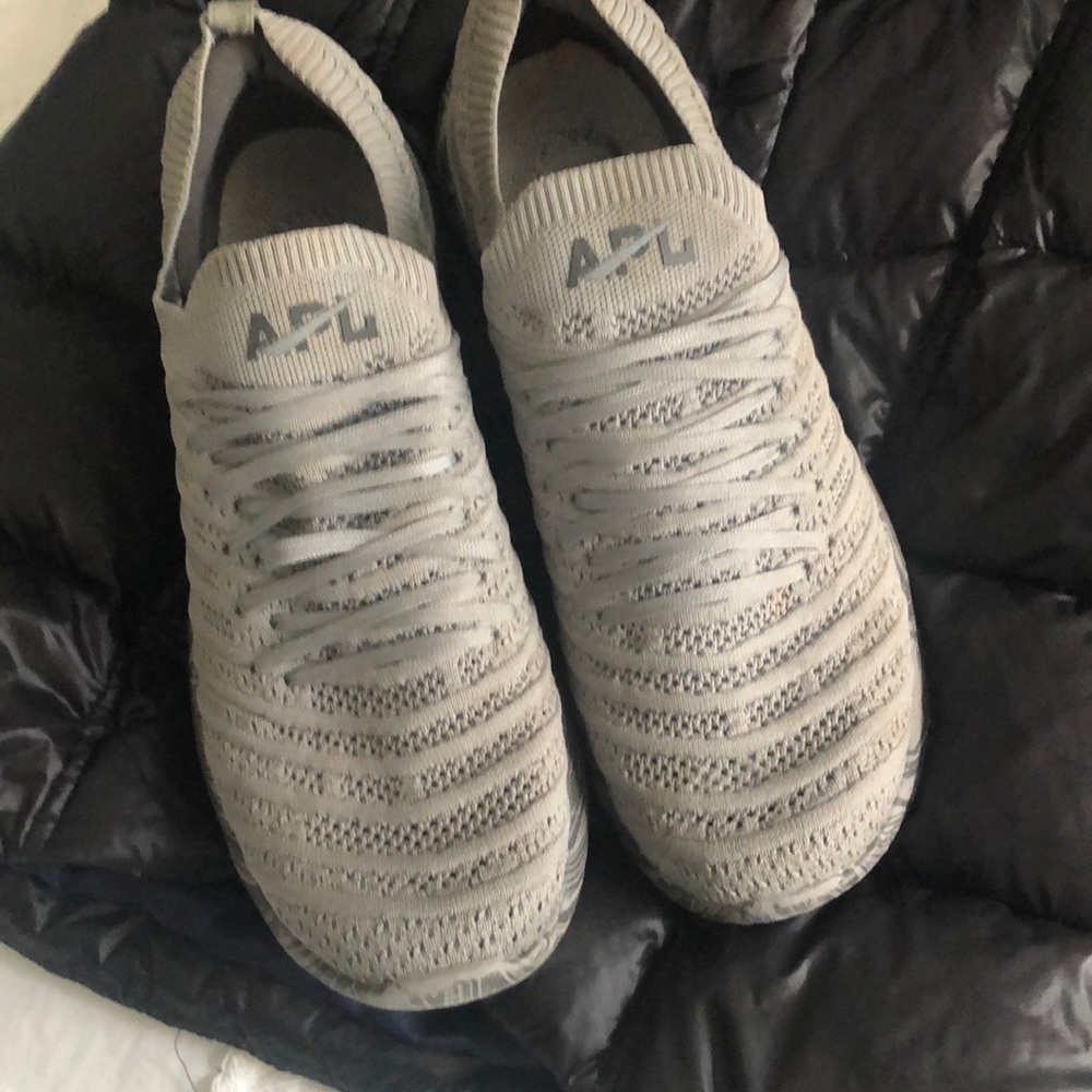 APL ladies grey sneakers size 10.5